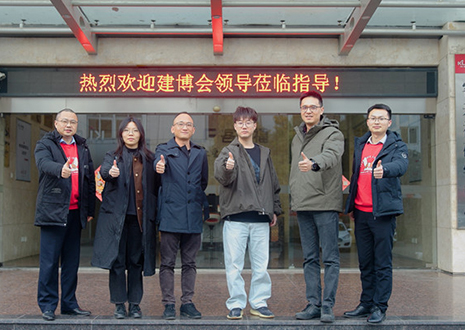 热烈欢迎中国建博会领导一行莅临k8凯发官网科技股份有限公司参观指导！